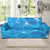 Ocean Reflex Pattern Print Design A02 Sofa Slipcover