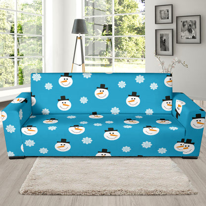 Snowman Print Design LKS303 Sofa Slipcover