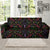 Cello Neon Pattern Print Design 02 Sofa Slipcover