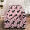 Chihuahua Pink Print Pattern Armchair Slipcover