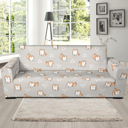 Shiba Inu Print Design LKS307 Sofa Slipcover