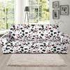 Cow Pattern Print Design 02 Sofa Slipcover