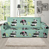 Panda Pattern Print Design A05 Sofa Slipcover