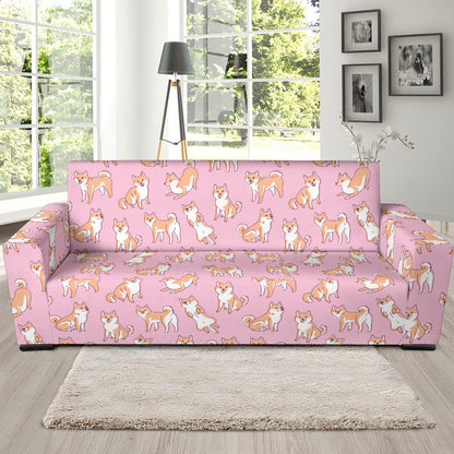 Shiba Inu Print Design LKS303 Sofa Slipcover