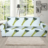 Leek Pattern Print Design 03 Sofa Slipcover