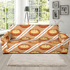 Pie Pattern Print Design A02 Sofa Slipcover