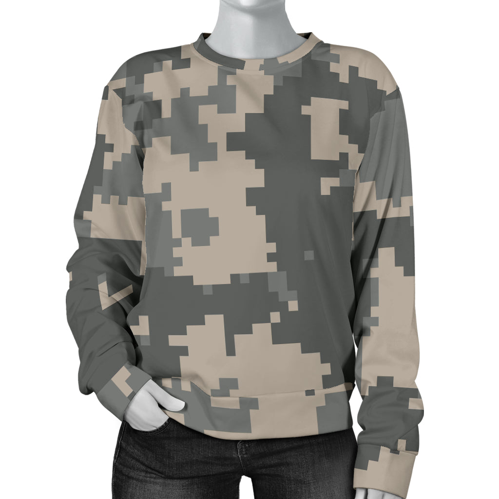 ACU Digital Camouflage Women Long Sleeve Sweatshirt