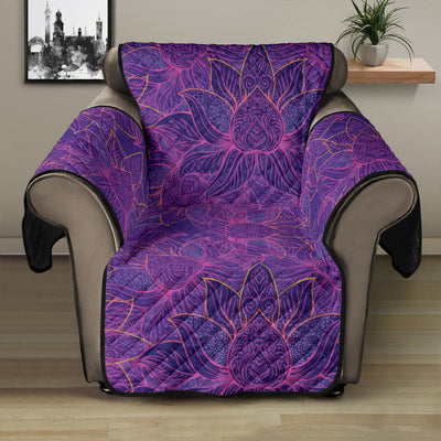 Bohemian Lotus Mandala Style Recliner Cover Protector