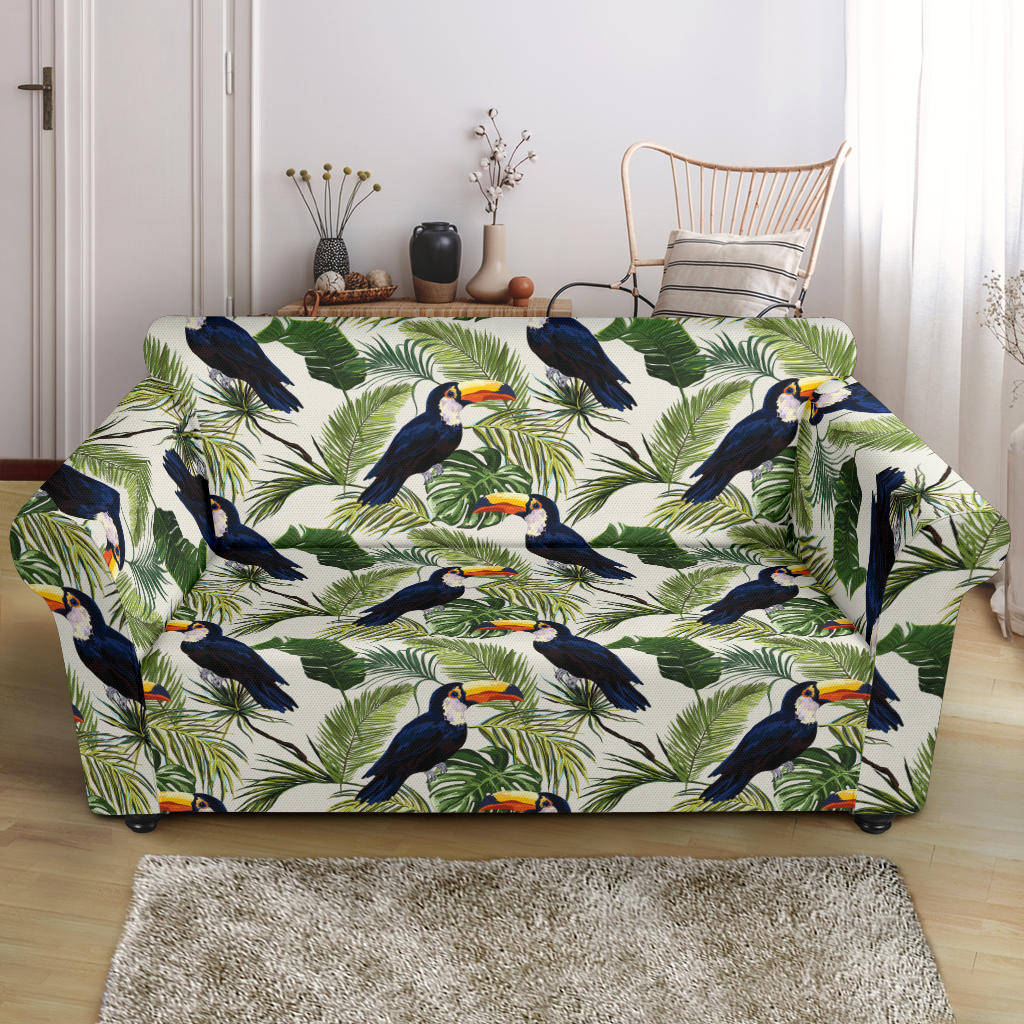Toucan Print Design LKS308 Loveseat Couch Slipcover