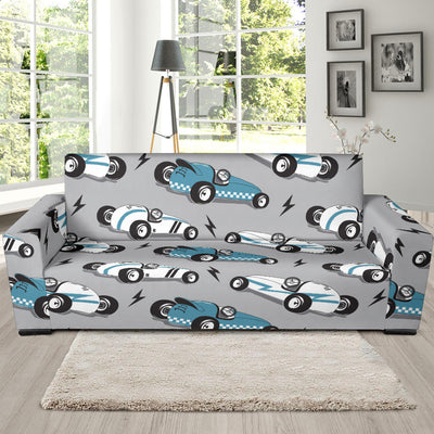 Racing Vintage Pattern Print Design A02 Sofa Slipcover