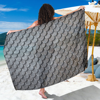 Armor Scales Pattern Print Design 03 Sarong Pareo Wrap