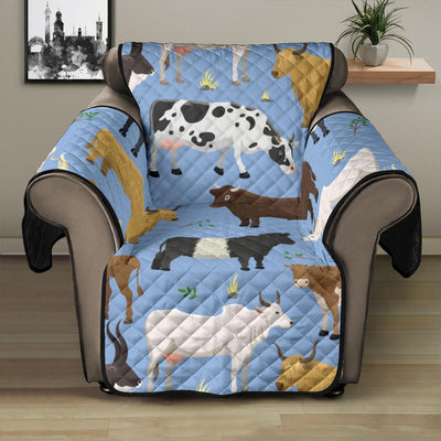 Cattle Pattern Print Design 02 Recliner Cover Protector