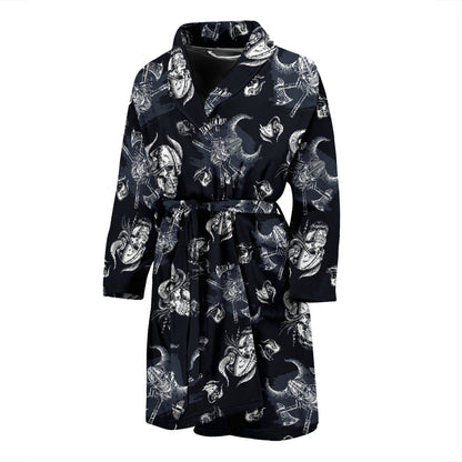 Vikings Print Design LKS304 Men Bathrobe