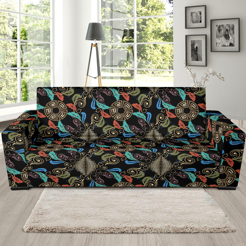 Ancient Greek Print Design LKS308 Sofa Slipcover