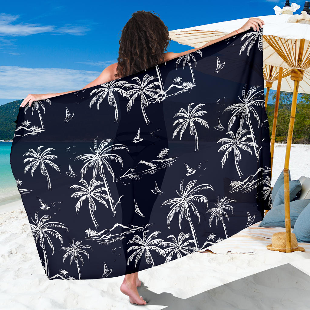 Pacific island Pattern Print Design A02 Sarong Pareo Wrap