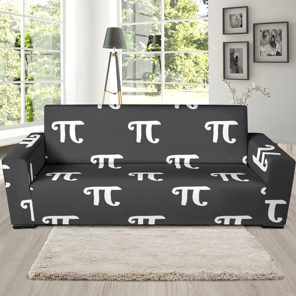 Pi Day Pattern Print Design A01 Sofa Slipcover