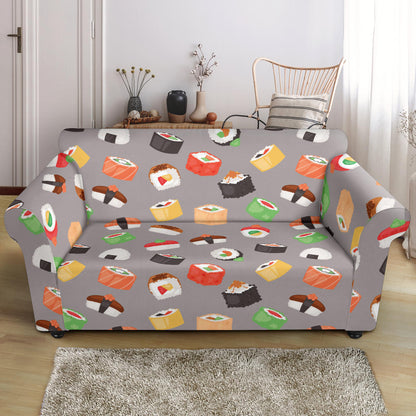 Sushi Print Design LKS307 Loveseat Couch Slipcover