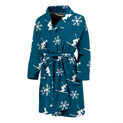Ski Print Design LKS301 Men Bathrobe