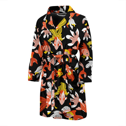 Goldfish Print Design LKS401 Men Bathrobe