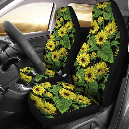 Sunflower Print Design LKS3010 Car Seat Covers