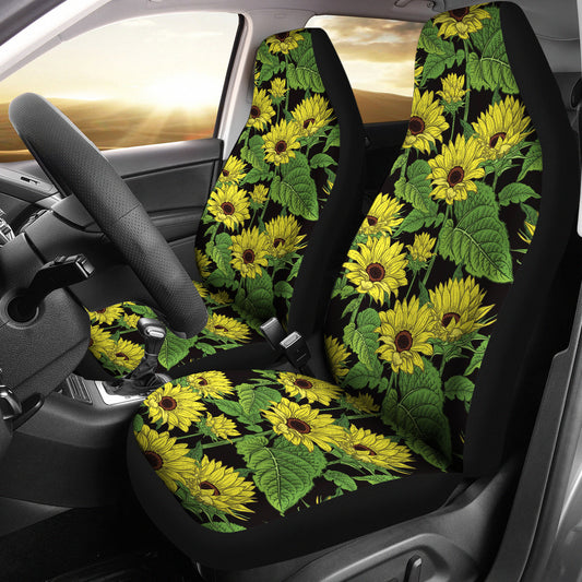 Sunflower Print Design LKS3010 Car Seat Covers