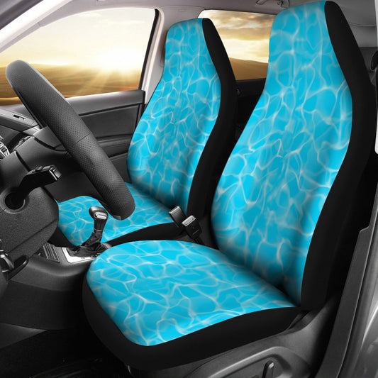 Swimming Pool Texture Print Design LKS301 Car Seat Covers