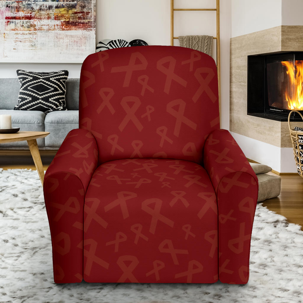 Multiple myeloma Pattern Print Design A02 Recliner Slipcover with Pocket