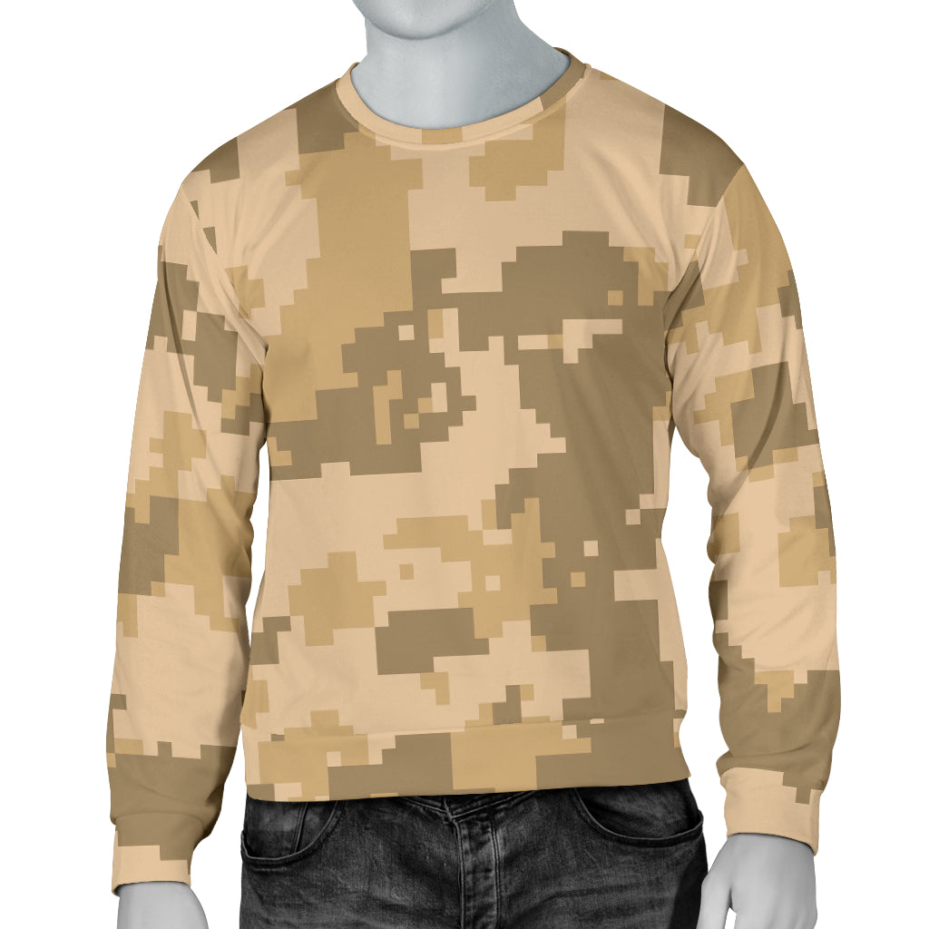 ACU Digital Desert Camouflage Men Long Sleeve Sweatshirt