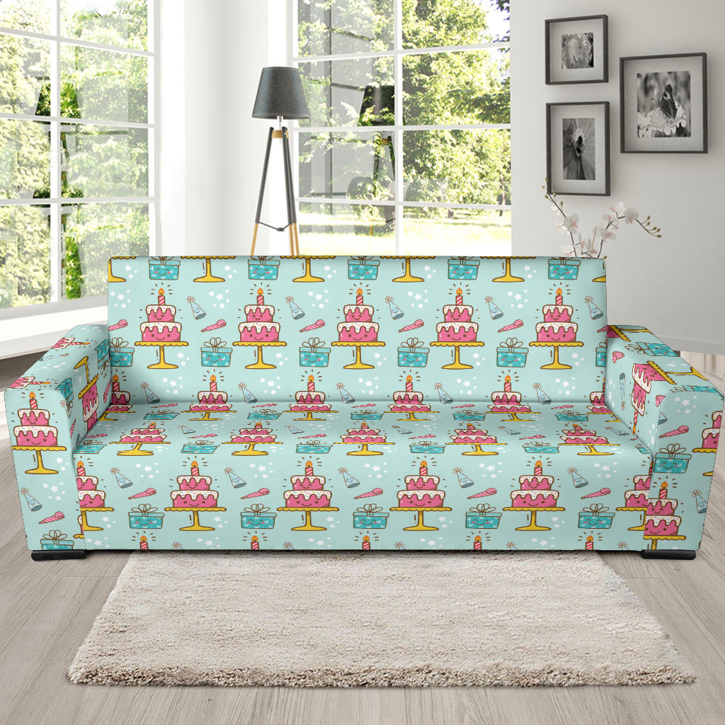 Cake Pattern Print Design 06 Sofa Slipcover