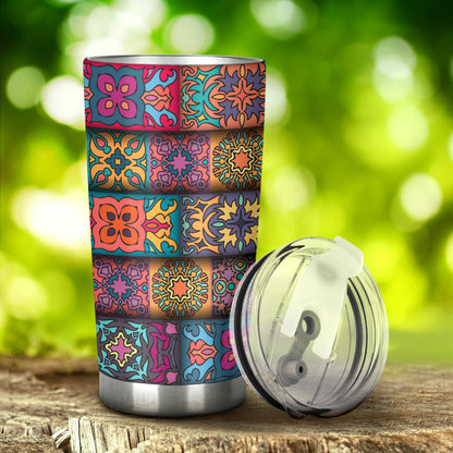 Mandala Style Design Print Tumbler