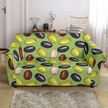 Olive Print Design LKS301 Loveseat Couch Slipcover