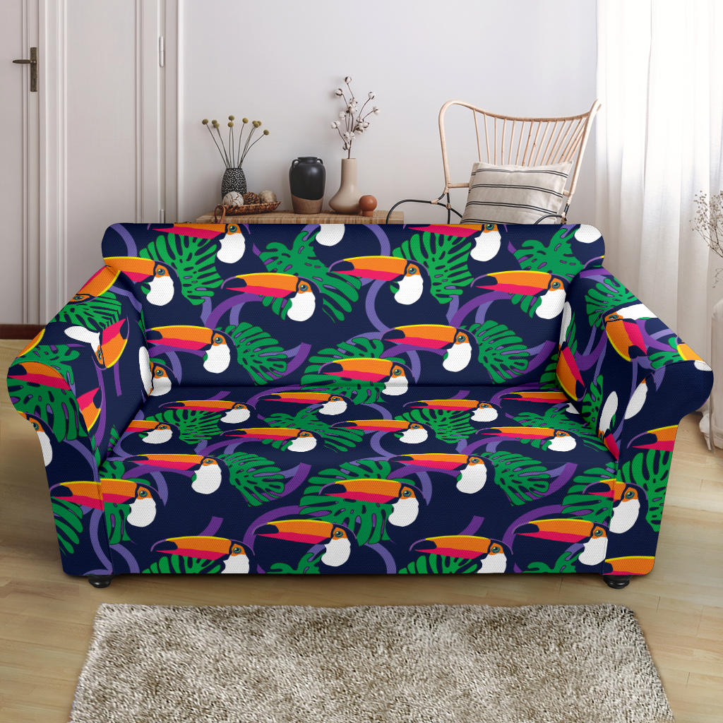 Toucan Print Design LKS302 Loveseat Couch Slipcover