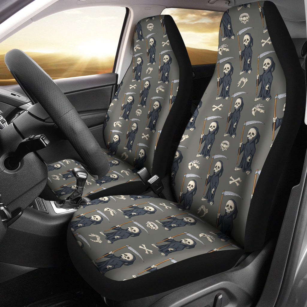 Skeleton Print Design LKS308 Car Seat Covers