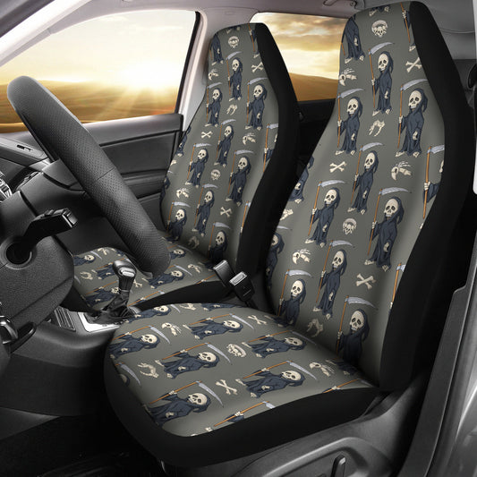 Skeleton Print Design LKS308 Car Seat Covers