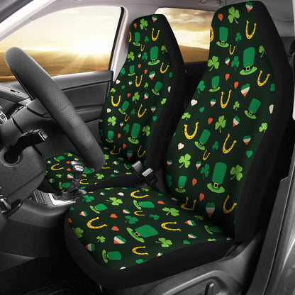 Shamrock Print Design LKS308 Car Seat Covers