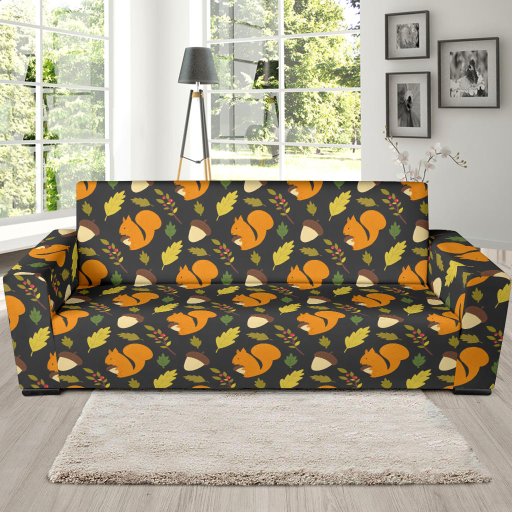 Squirrel Print Design LKS301 Sofa Slipcover