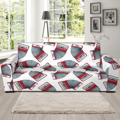 Accordion Pattern Print Design 03 Sofa Slipcover