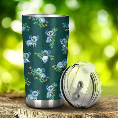 Koala Blue Design Print Tumbler