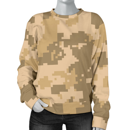 ACU Digital Desert Camouflage Women Long Sleeve Sweatshirt