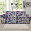 Bird Of Paradise Pattern Print Design 03 Sofa Slipcover