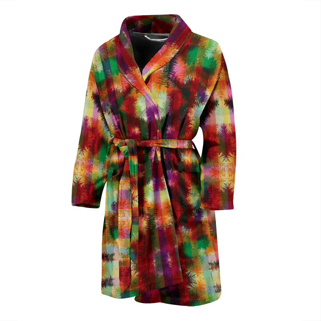 Tie Dye Print Design LKS301 Men Bathrobe