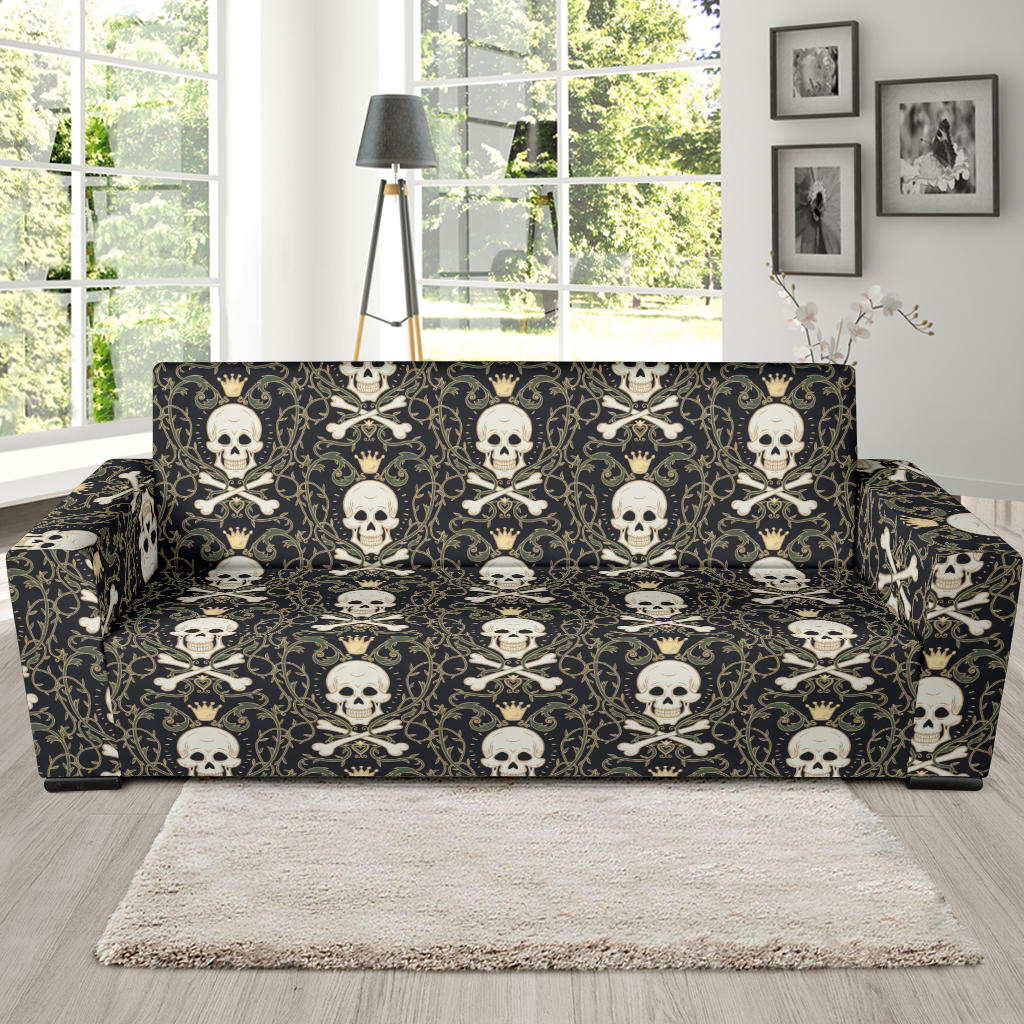 Skull King Print Design LKS307 Sofa Slipcover