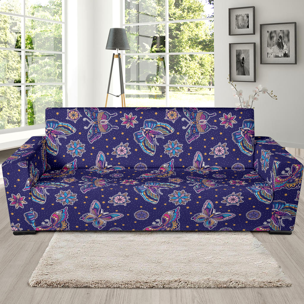 Butterfly Print Design LKS303 Sofa Slipcover
