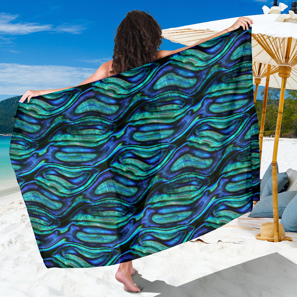 Abalone Pattern Print Design 02 Sarong Pareo Wrap