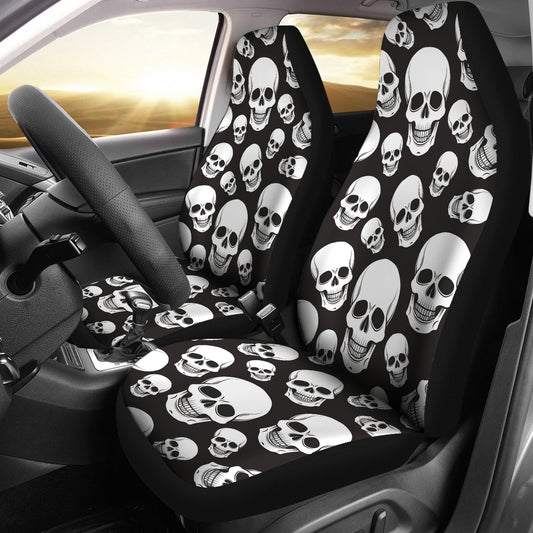 Skull Print Design LKS301 Car Seat Covers