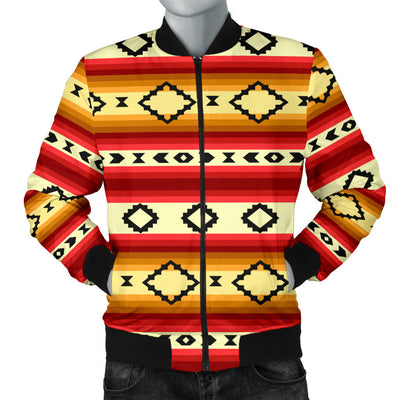 Serape Themed Men Bomber Jacket