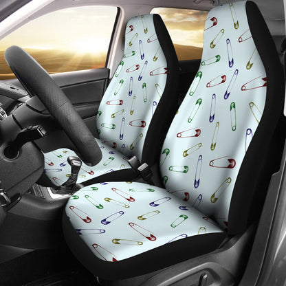 Safety Pin Print Design LKS303 Car Seat Covers