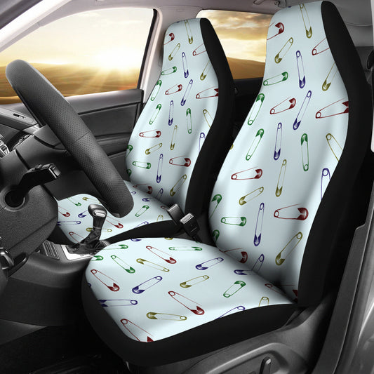 Safety Pin Print Design LKS303 Car Seat Covers