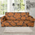 Cracker Pattern Print Design 01 Sofa Slipcover