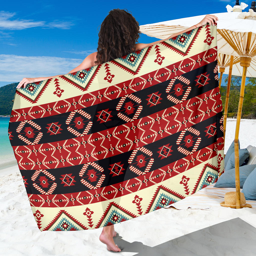Navajo Pattern Print Design A05 Sarong Pareo Wrap